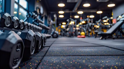 This photo captures an upscale gym interior, outfitted with a variety of high-end fitness equipment and machines