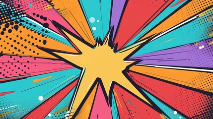 Comic pop art background. Pop art comics book cartoon magazine cover artificial pop art, surreal pop art, superhero comic background, cartoon fight cloud,  pow comic, super hero pow,