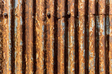 Vivid Abstract Rust and Corrosion on Metal Surface