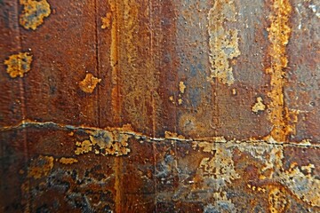 Vivid Abstract Rust and Corrosion on Metal Surface