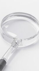 Magnifying Glass on White Background