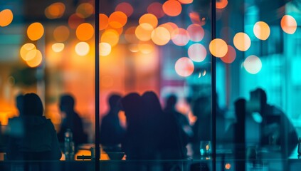 Corporate people working together in the conference room of their office, sharing idea and planning the business strategy of their company - Teamwork and brainstorming abstract concept