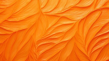 Vibrant Close Up of Bright Orange Wallpaper