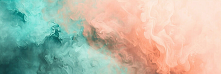 soft pastel gradient of peach and teal, ideal for an elegant abstract background