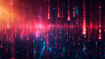 Obraz premium Abstract modern technological futuristic background. Generative ai