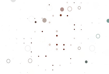 Light Red vector texture with disks.