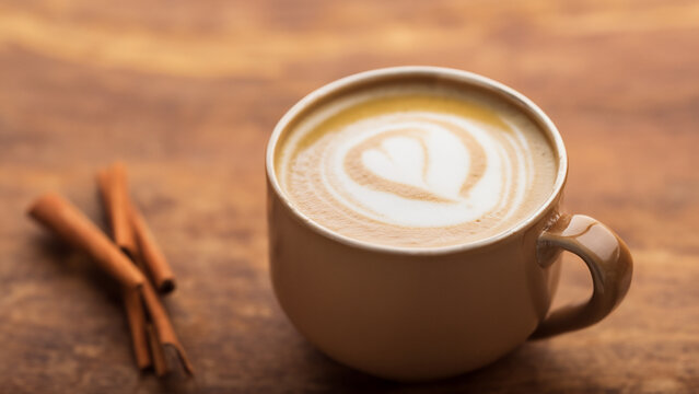 aromatic spiced chai latte infusion. Generative Ai