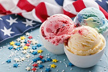 Ice Cream Scoops for Summer Holiday Celebration