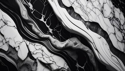 black and white marble abstract background