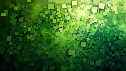 Pixelated Greens: An 8-Bit Nature