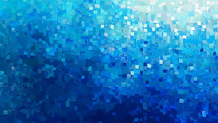 Pixelated Blues: An 8-Bit Seascape