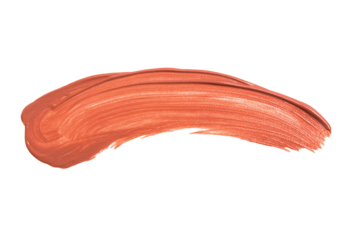 Beige cosmetics make-up foundation smudge isolated 