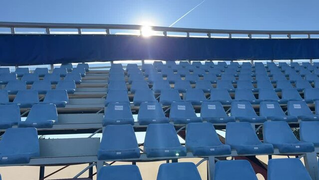 seating rows at tennis championship stadium