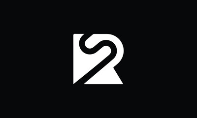 rs letter logo corporate. sr letter vector logo
