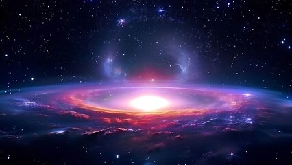 Enigmatic Beauty: Cosmic Halo Surrounding Elliptical Galaxy