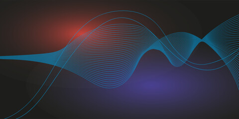 Premium background design with diagonal blue lines pattern. Vector horizontal template for digital luxury business banner, contemporary formal invitation, luxury voucher, prestigious gift certificate