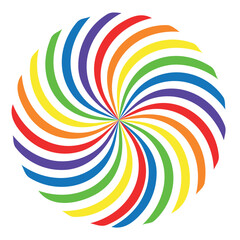 Obraz premium abstract background with rainbow,rainbow, spiral, color, circle, colorful, pattern, swirl, illustration, art, design, wallpaper, vector, round, artistic, shape, backdrop, texture, decoration, circular