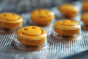 Smiley faced pills.