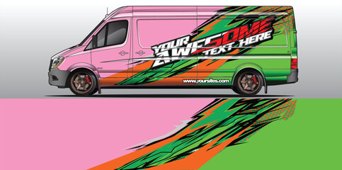 Stand Out on the Road with Unique Car Wrap Designs in Vector