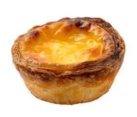 Pastel de nata isolated on transparent background