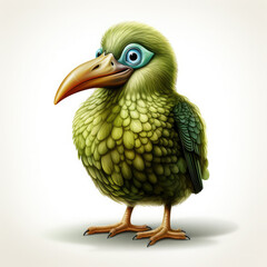 Obraz premium Watercolor Kiwi vector, clipart Illustration, Generative Ai