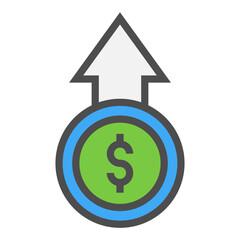 dollar rises