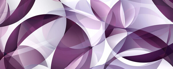 bold geometric shapes of plum and pearl white, ideal for an elegant abstract background