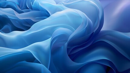 Obraz premium blue wave background