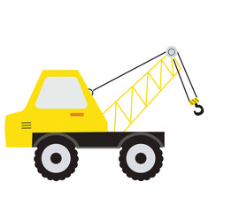 truck isolated on white