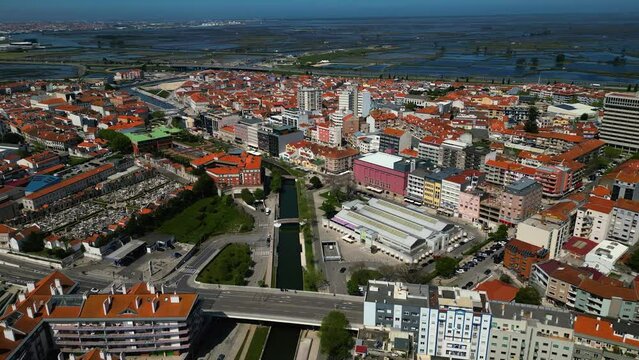 4K - Portugal Aveiro Center Canal - 2