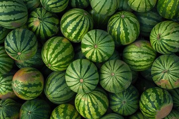 Fresh background with lots of watermelons