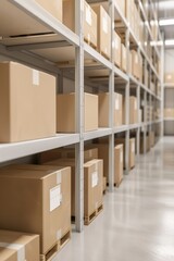 Retail warehouse and logistics distribution center for efficient supply chain management