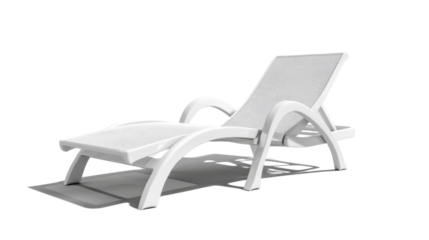 Sun lounger white background png transparent 