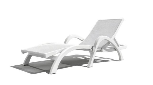 Sun lounger white background png transparent 