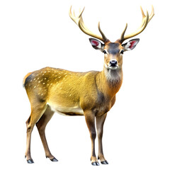 Deer isolated on transparent background