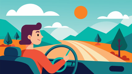 Going for a drive with no specific destination in mind just enjoying the journey and scenery..