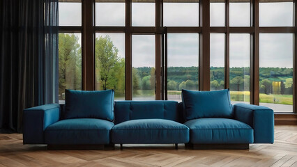 Obraz premium sofa in living room