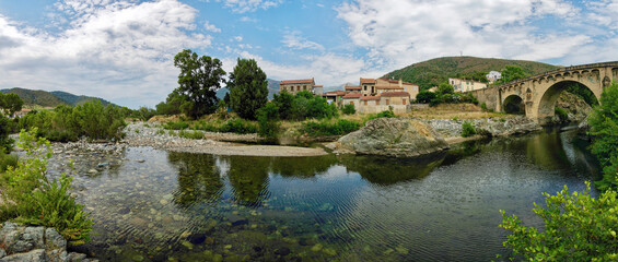 Fototapeta na wymiar Frankreich - Korsika - Morosaglia - Fluss Asco