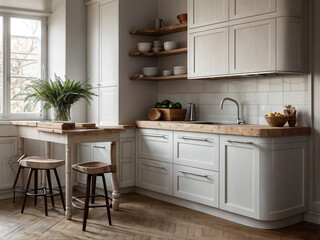 modern kitchen interior