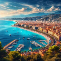  Amazing view of the city of Nice