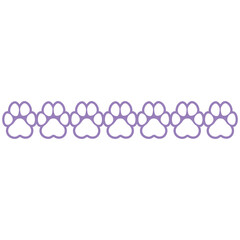 Paw Print Border