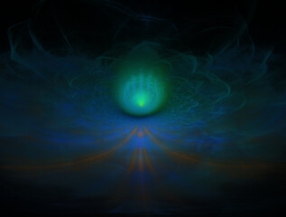 Imaginatory fractal abstract background Image