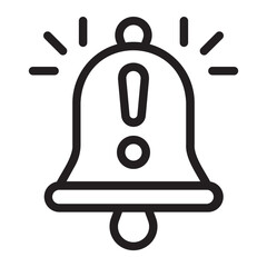 notification line icon