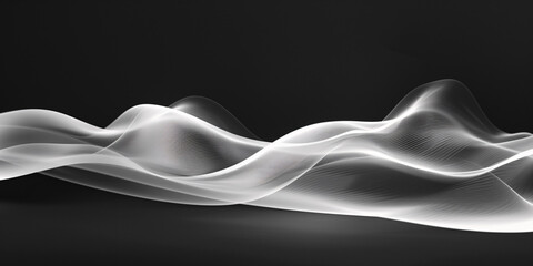 Abstract white wave wallpaper for backdrop images.