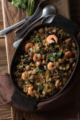 Spicy Homemade Cajun Jambalaya with Sausage and Shrimp