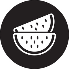 watermelon glyph icon