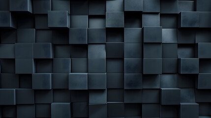 3d realistic dark wall of cubes abstract black abstract abstract triangle black abstract backgrounds.