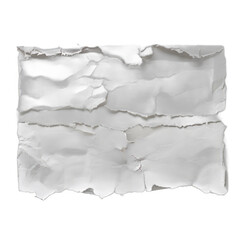 Isolated Ripped Paper PNG on Transparent Background. Torn and Distressed Paper Illustration for Design Projects.