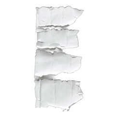 torn paper png isolated on transparent background