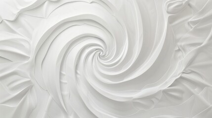 Serenity and Definition: White Swirl Enhanced by a Distinctive Black Border.